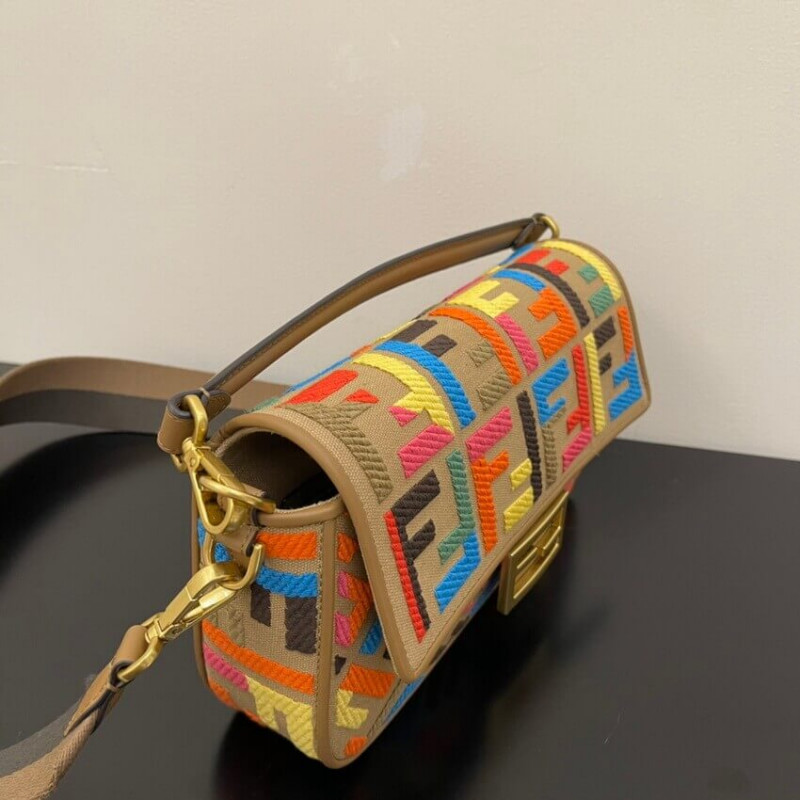 Fendi Bolsauette Multicolor FF Bolsa 8Br600-6