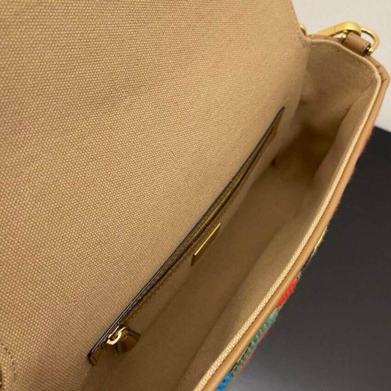 Fendi Bolsauette Multicolor FF Bolsa 8Br600-11