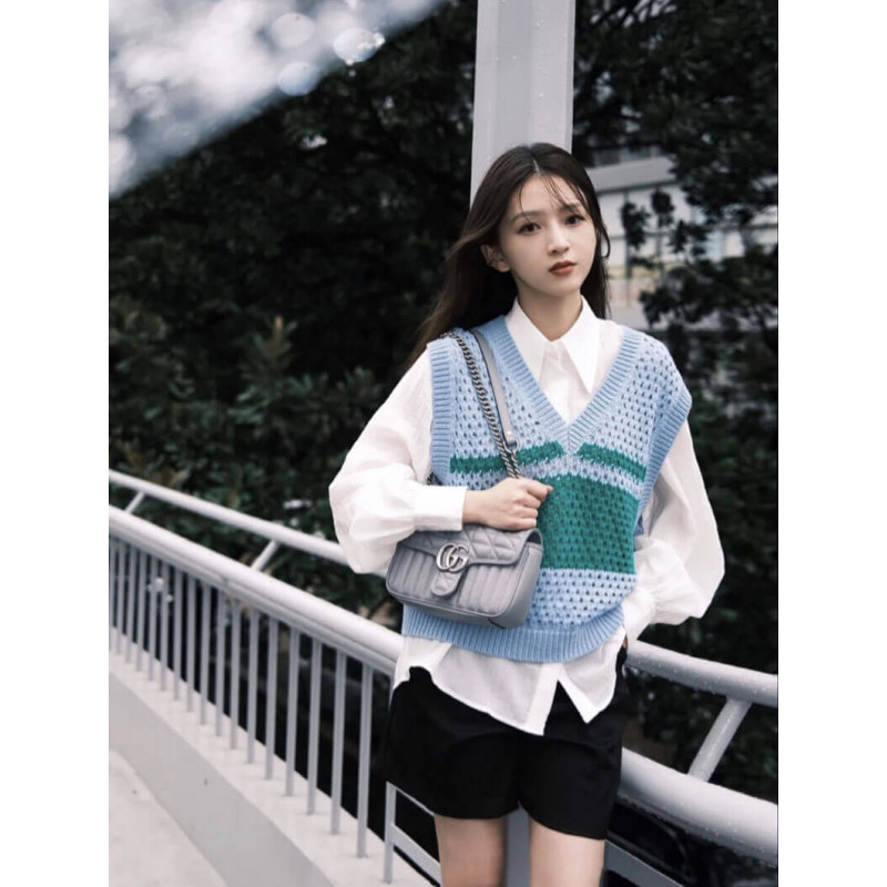 Gucci GG Marmont Mini Shoulder Bolsa 446744-8