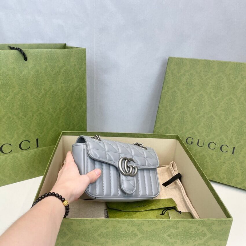 Gucci GG Marmont Mini Shoulder Bolsa 446744-13