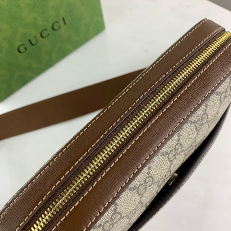 Bolsa de mensajero Gucci con entrelazamiento G 675891-7