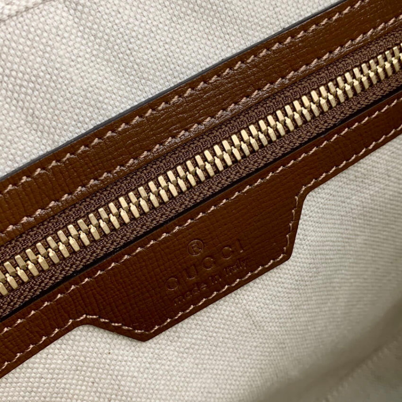 Bolsa de mensajero Gucci con entrelazamiento G 675891-10