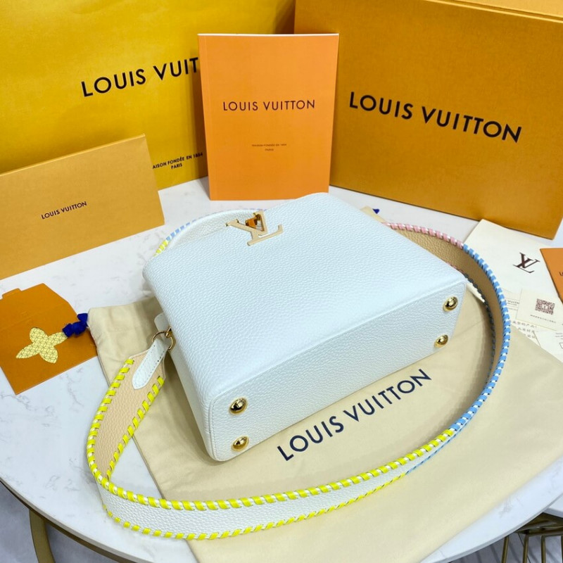 Louis Vuitton Capucines BB Bolsa M57941 White-6