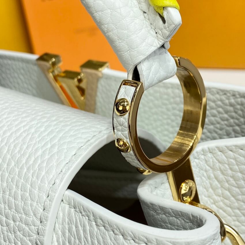 Louis Vuitton Capucines BB Bolsa M57941 White-11