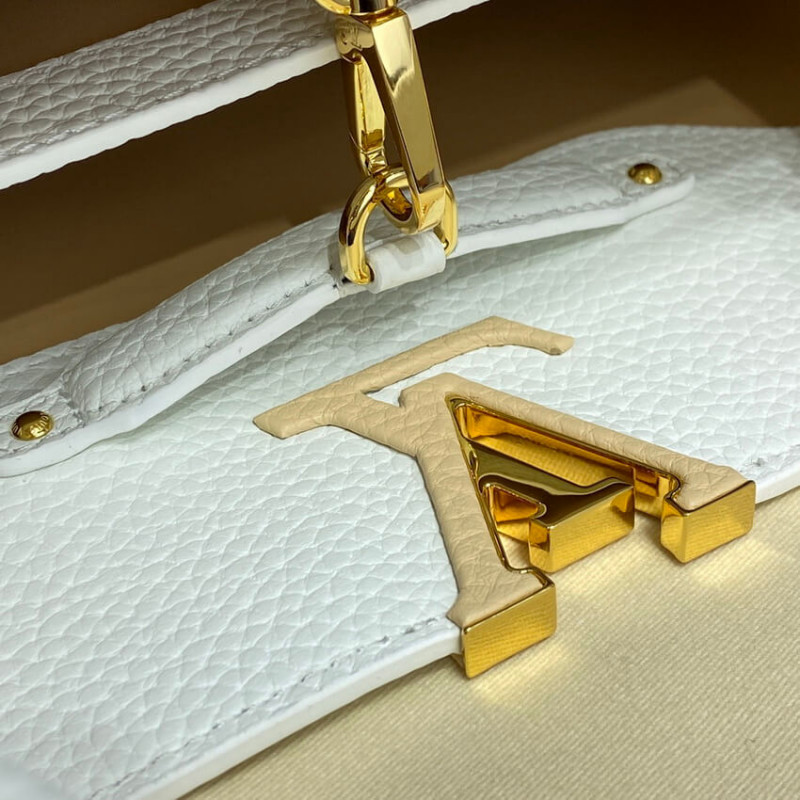 Louis Vuitton Capucines BB Bolsa M57941 White-15
