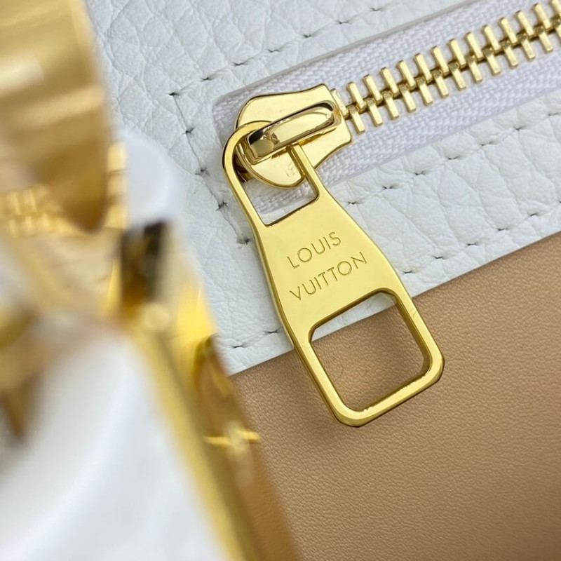 Louis Vuitton Capucines BB Bolsa M57941 White-17