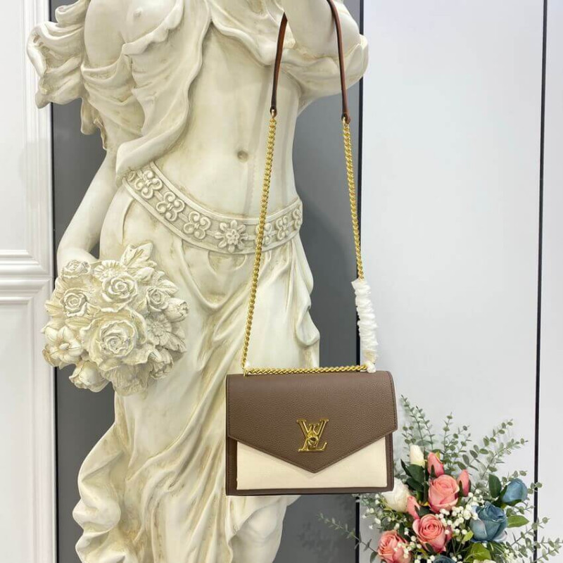LOUIS VUITTON MYLOCKME Cadena Bolsa M58949 Smokey/Quartz/Caramel-3