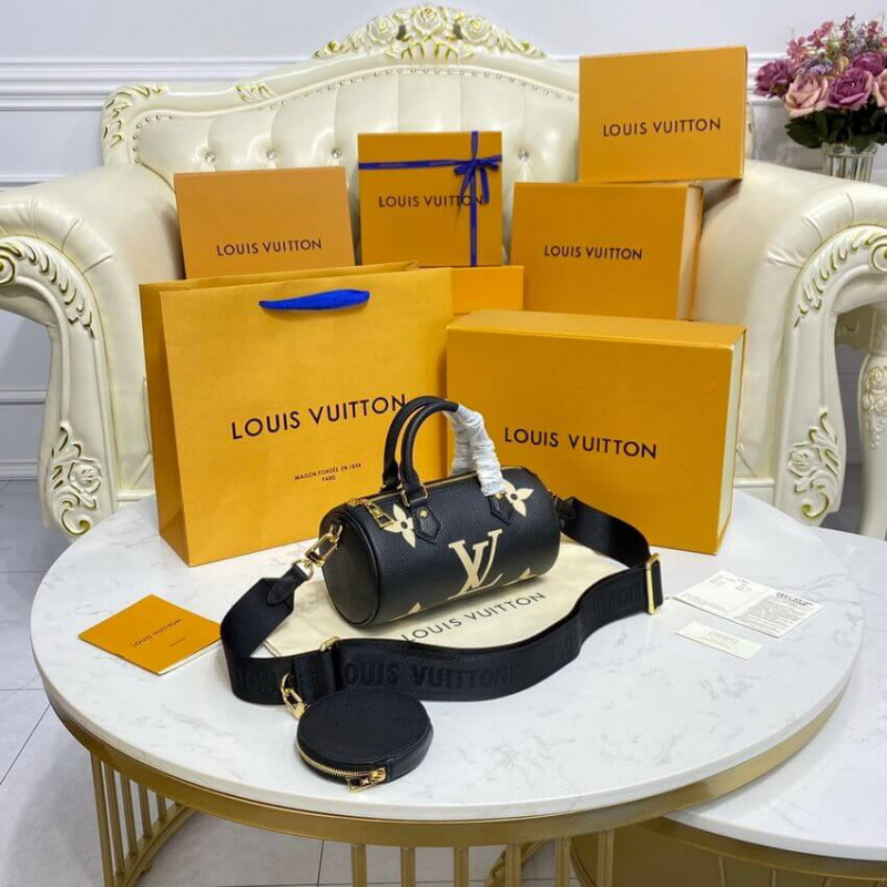 Louis Vuitton Papillon BB M45980 Negro/Beige-3