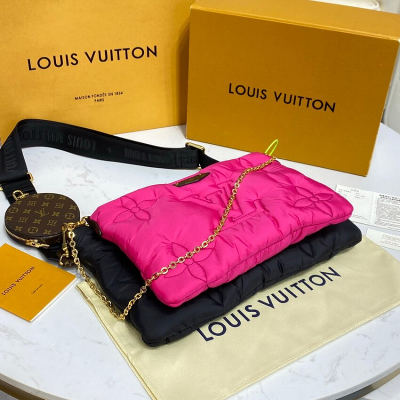 Louis Vuitton Econyl Maxi Multi Pochette AccessOires M58980 Negro/Fuchsia-6