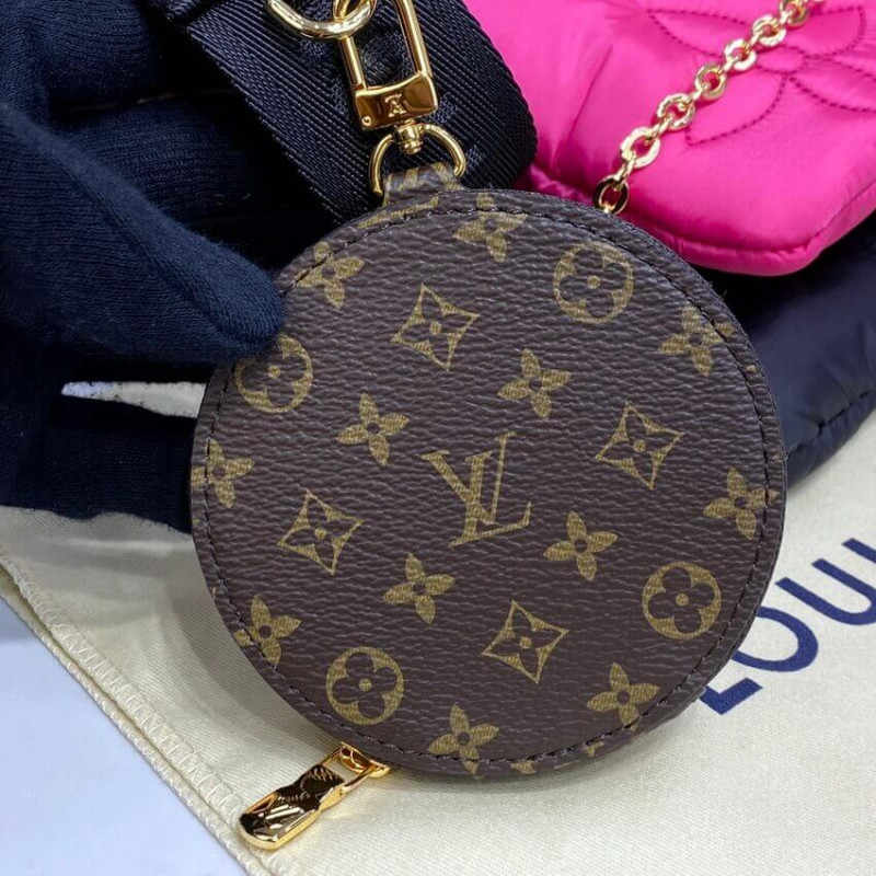Louis Vuitton Econyl Maxi Multi Pochette AccessOires M58980 Negro/Fuchsia-7