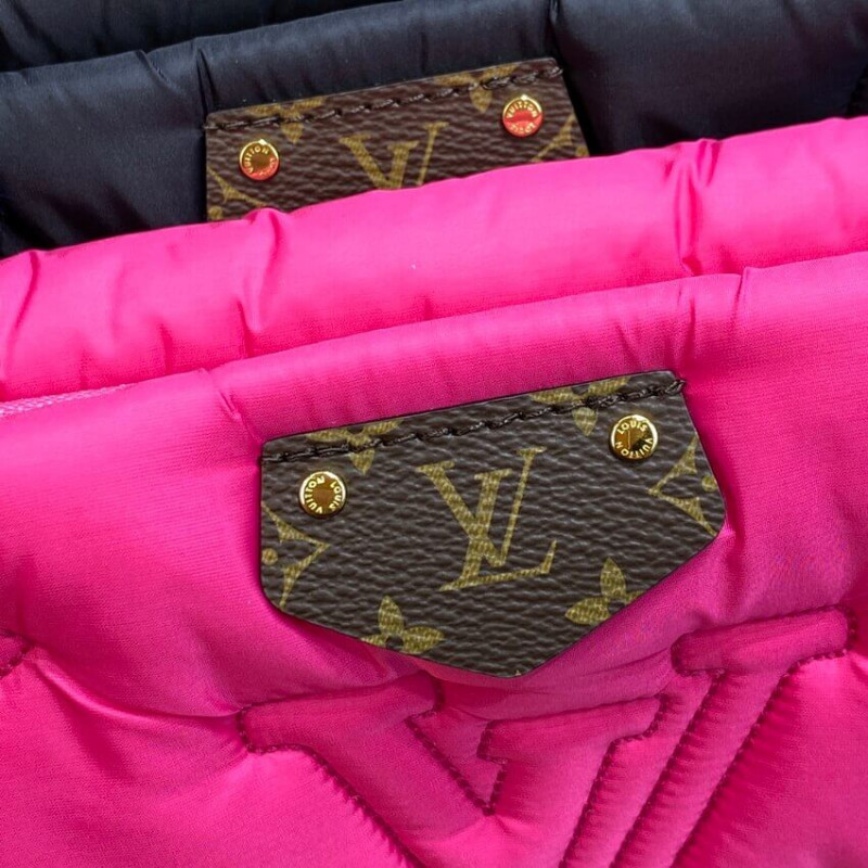 Louis Vuitton Econyl Maxi Multi Pochette AccessOires M58980 Negro/Fuchsia-10