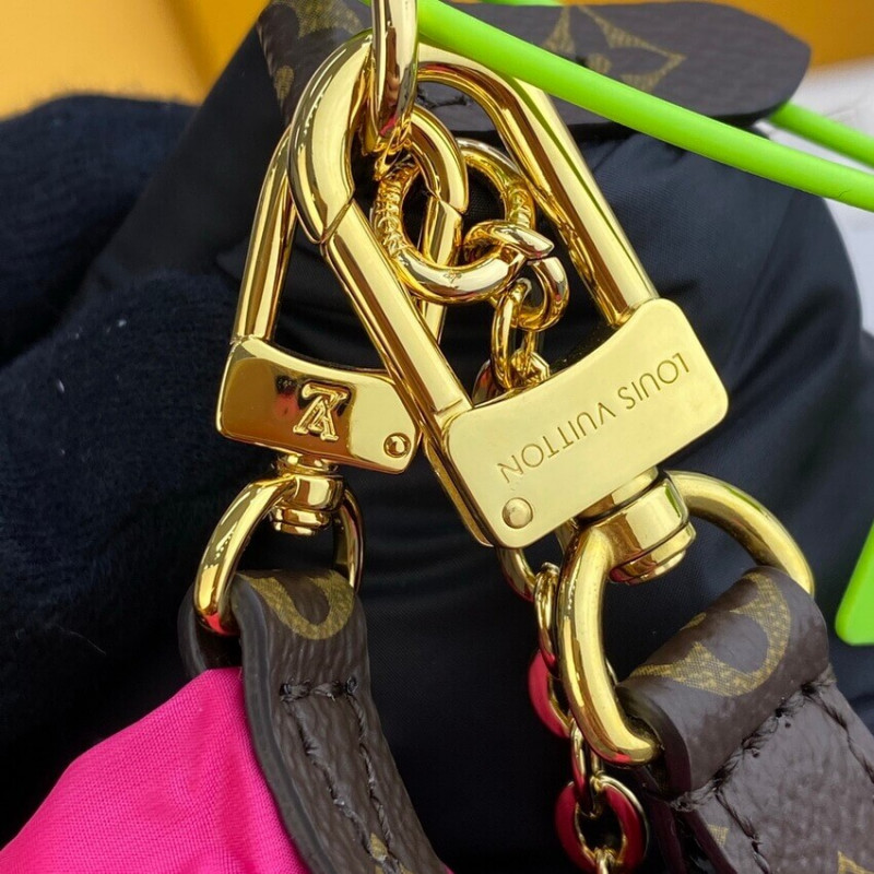Louis Vuitton Econyl Maxi Multi Pochette AccessOires M58980 Negro/Fuchsia-13