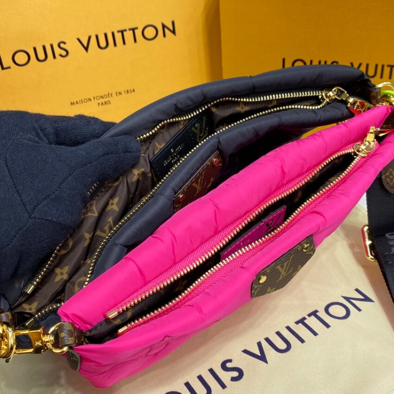 Louis Vuitton Econyl Maxi Multi Pochette AccessOires M58980 Negro/Fuchsia-14