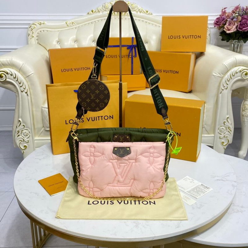 Louis Vuitton Econyl Maxi Multi Pochette AccessOires M58977 Khaki/Beige-4