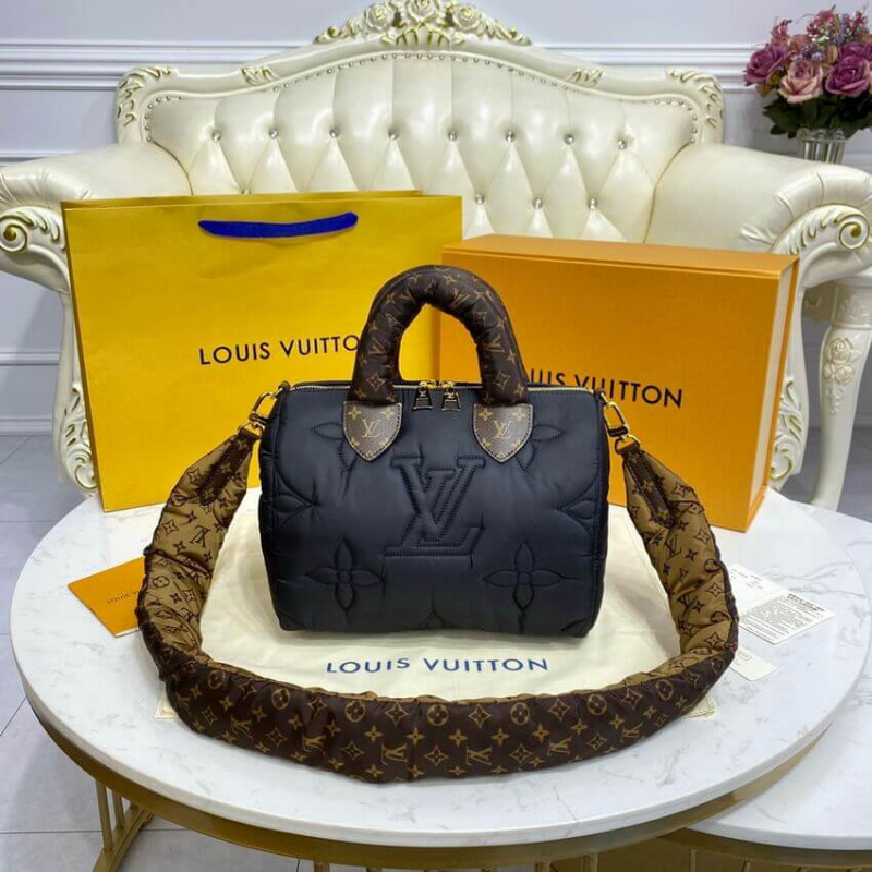 Louis Vuitton Econyl Speedy Bandouliere 25 M59008 Negro-4