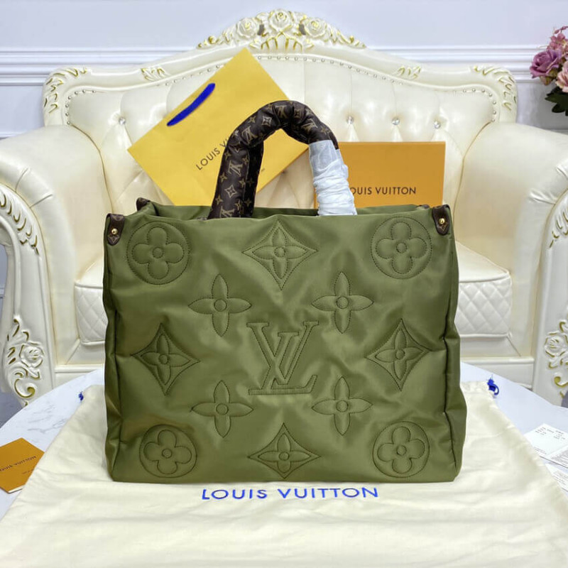 Louis Vuitton Econyl Onthego GM M59008 Caki-1