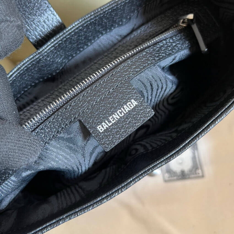 Gucci x Balenciaga Jackie 1961 Pequeña bolsa de vagabundo 680118 Negro-7