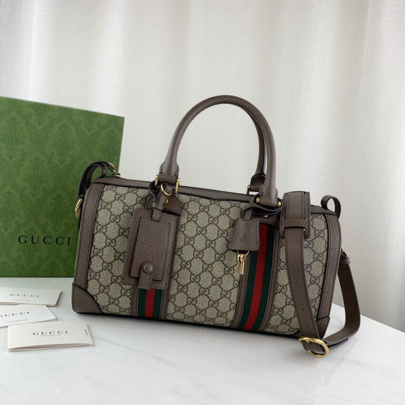 Gucci GG Bolsa Small Duffel con Web 645017-2