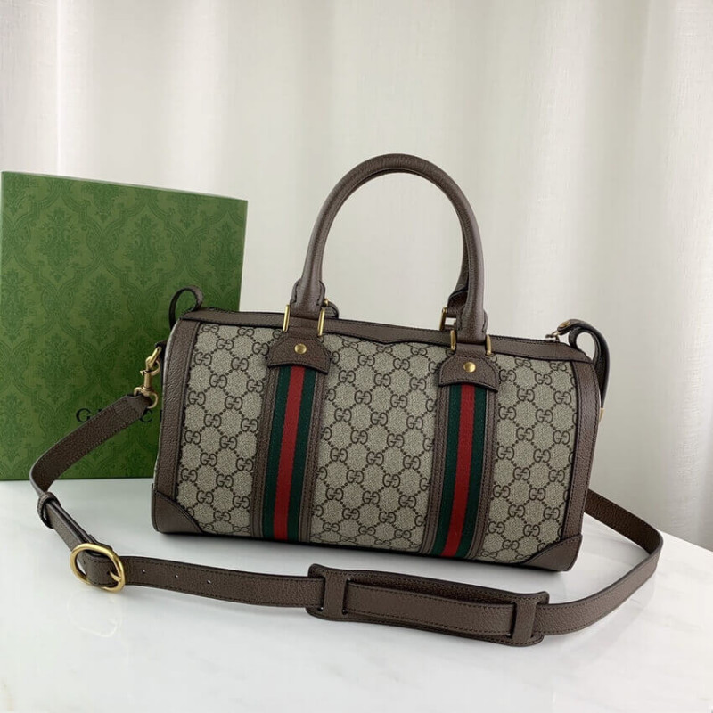 Gucci GG Bolsa Small Duffel con Web 645017-3