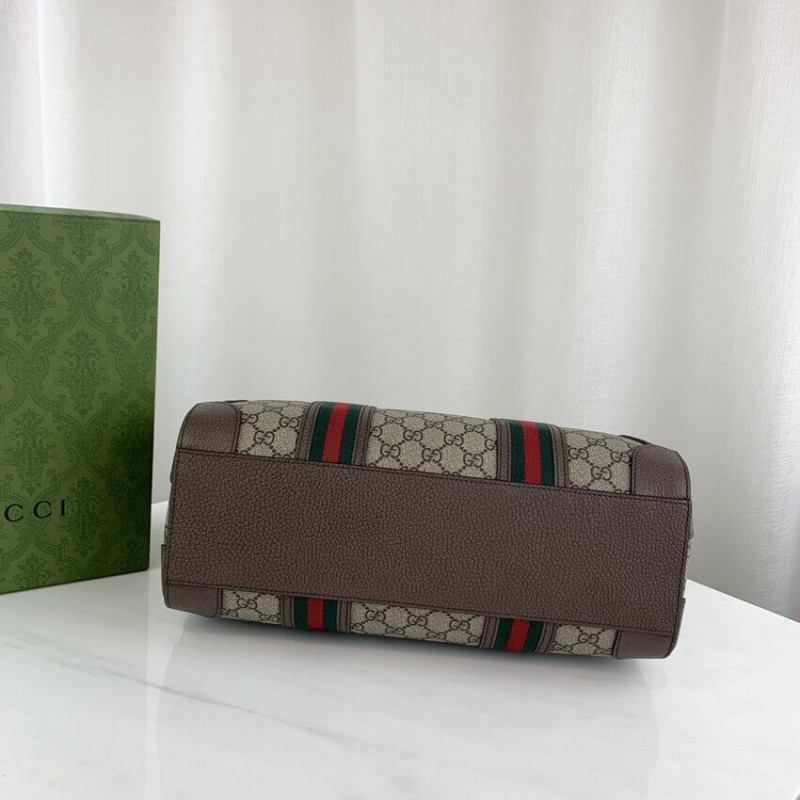 Gucci GG Bolsa Small Duffel con Web 645017-5