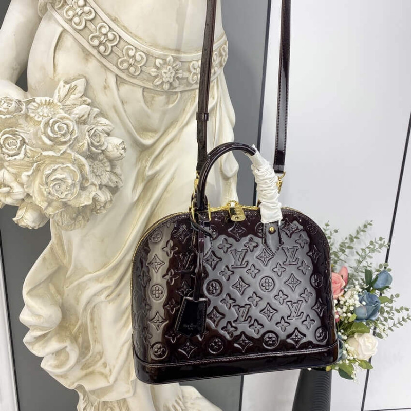 Louis Vuitton Monogram Vernis Leather Alma PM M91611-2
