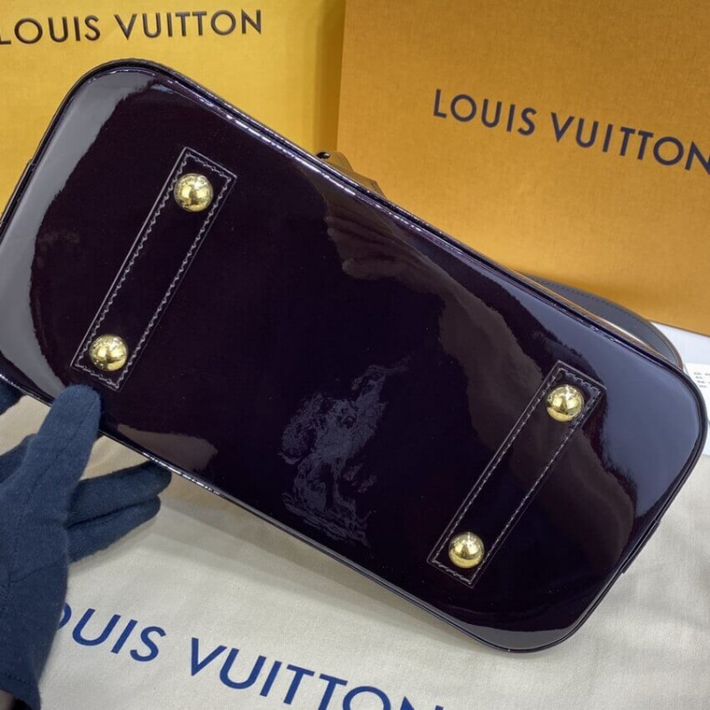 Louis Vuitton Monogram Vernis Leather Alma PM M91611-11
