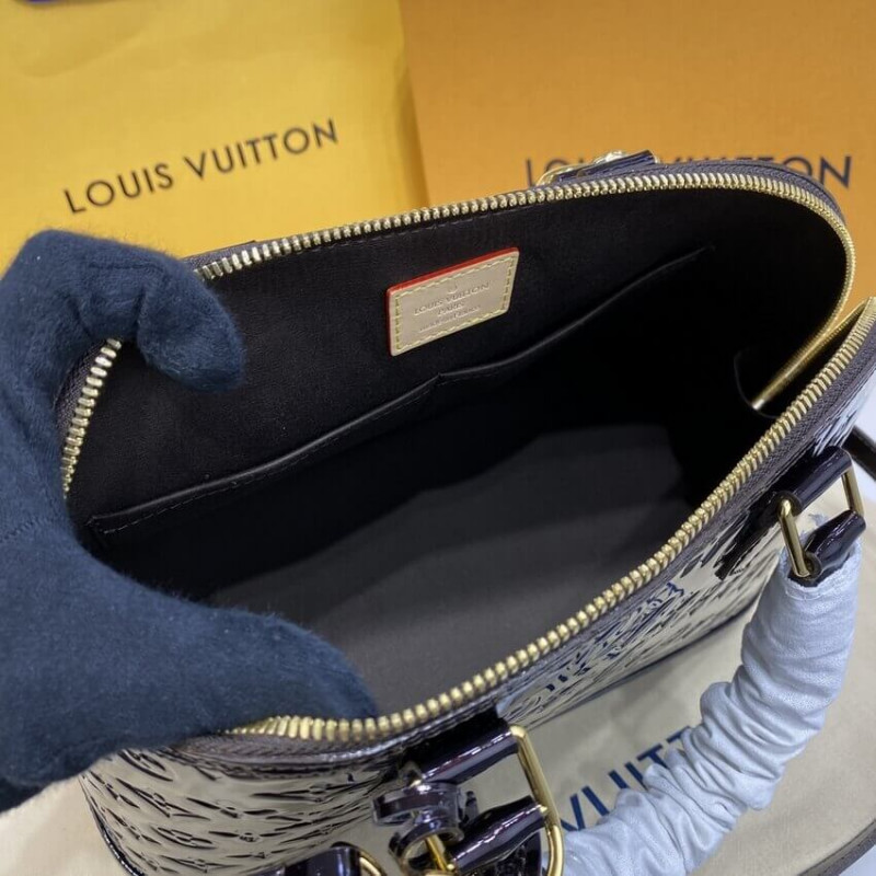 Louis Vuitton Monogram Vernis Leather Alma PM M91611-15