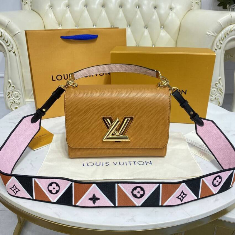 Louis Vuitton Epi Leather Twist MM M59026 Gold Cipango-3