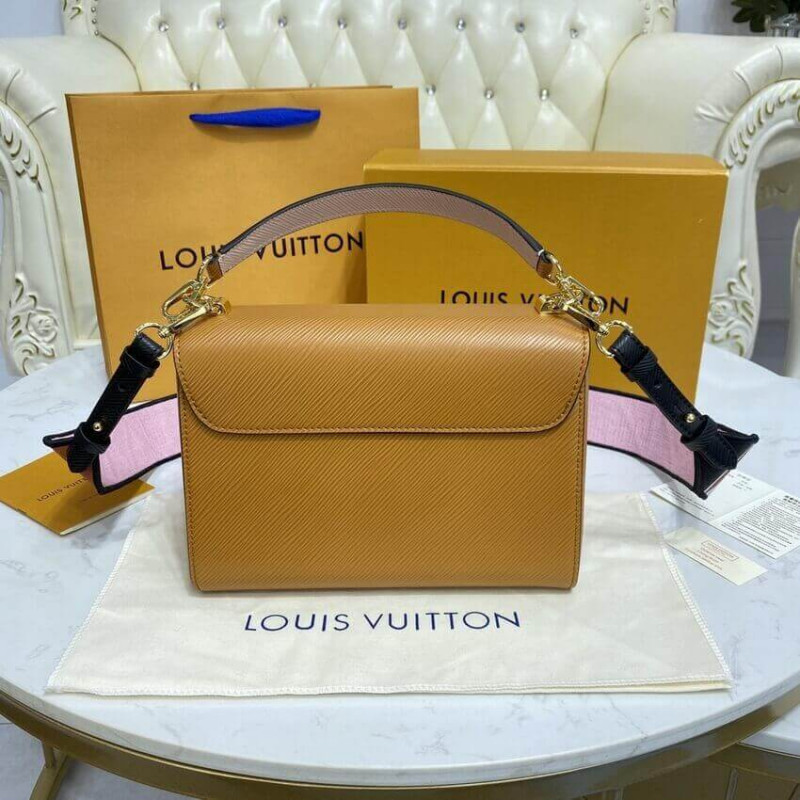 Louis Vuitton Epi Leather Twist MM M59026 Gold Cipango-5