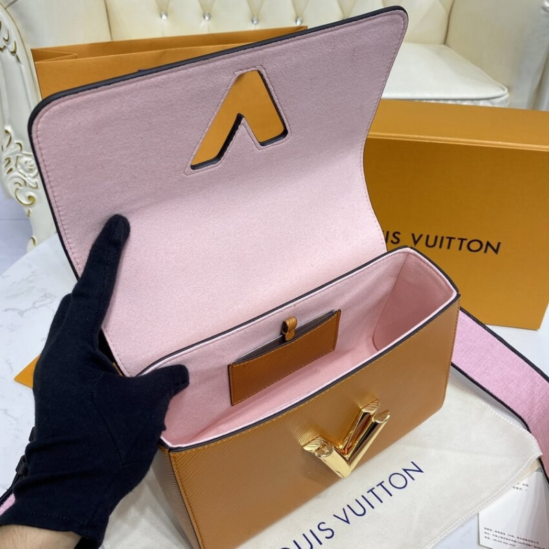 Louis Vuitton Epi Leather Twist MM M59026 Gold Cipango-13