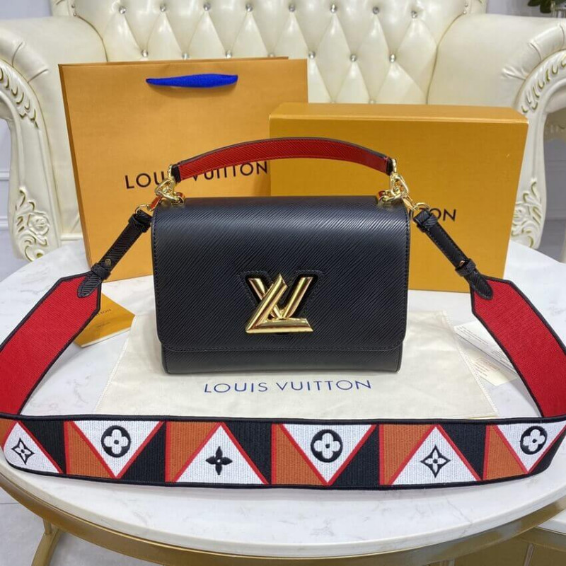 Louis Vuitton Epi Leather Twist MM M59027 Negro-3