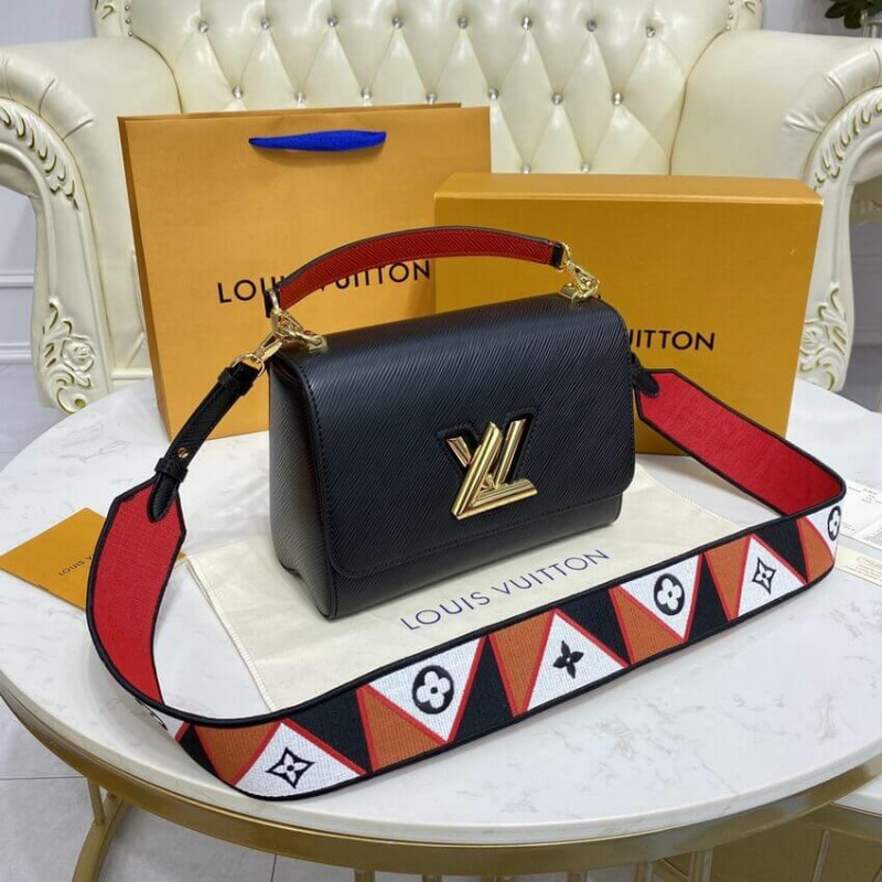 Louis Vuitton Epi Leather Twist MM M59027 Negro-4