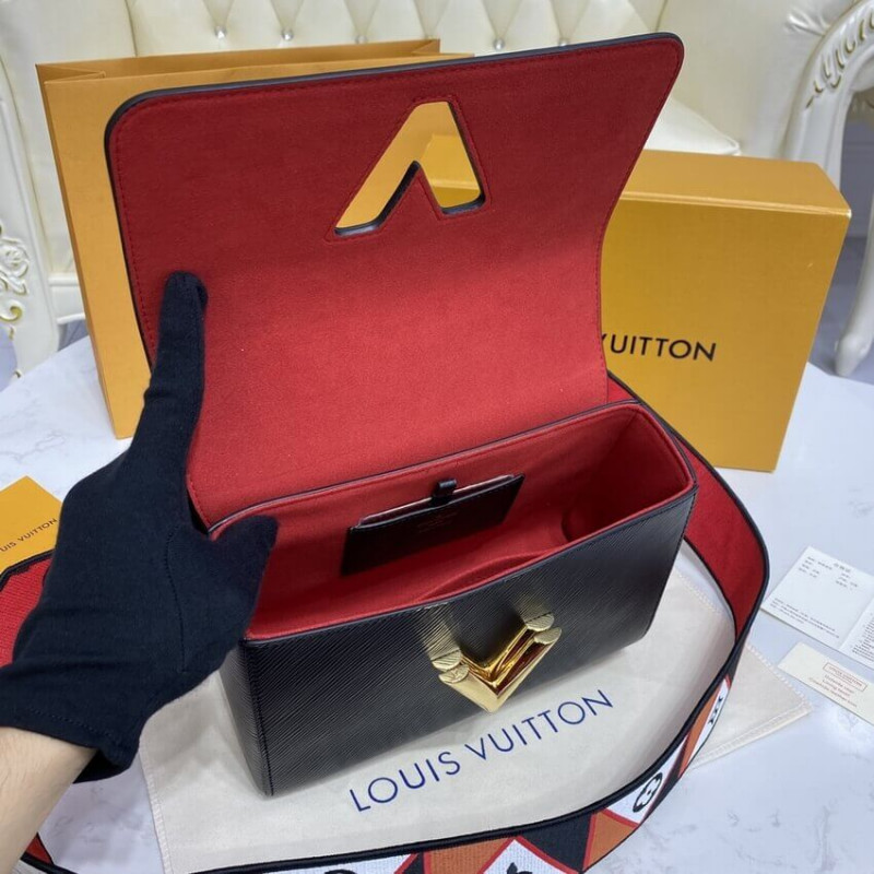 Louis Vuitton Epi Leather Twist MM M59027 Negro-13