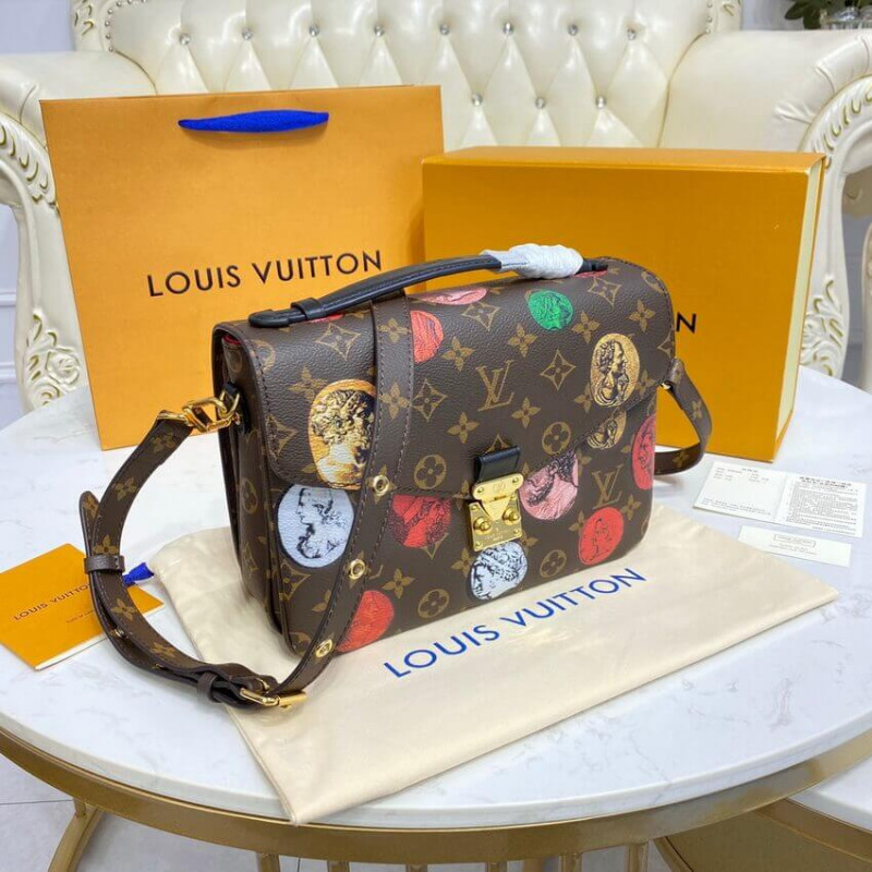 Louis Vuitton Monogram Cameo impreso Pochette Metis M59257-4