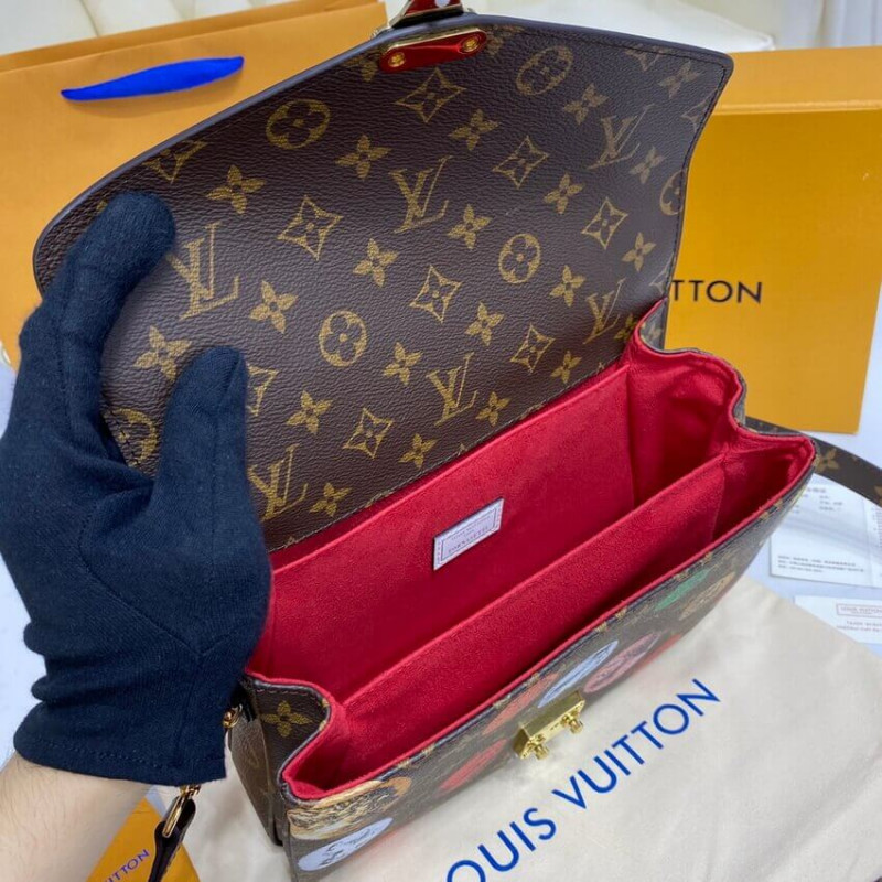 Louis Vuitton Monogram Cameo impreso Pochette Metis M59257-15