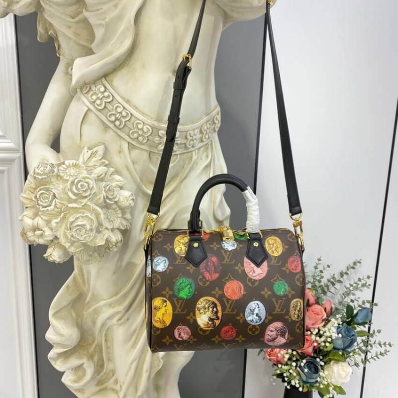Louis Vuitton Monogram Cameo impreso Speedy Bandouliere 25 M45910-2