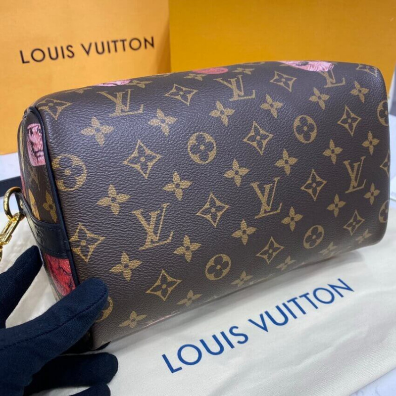 Louis Vuitton Monogram Cameo impreso Speedy Bandouliere 25 M45910-7