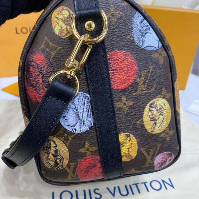Louis Vuitton Monogram Cameo impreso Speedy Bandouliere 25 M45910-8