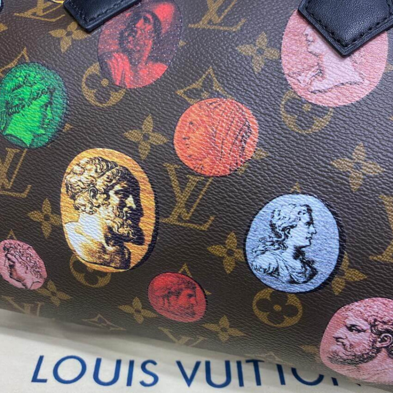 Louis Vuitton Monogram Cameo impreso Speedy Bandouliere 25 M45910-9
