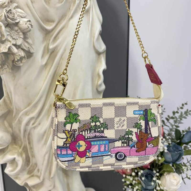 Louis Vuitton Damier Azur Mini Pochette AccessOires N60487-2
