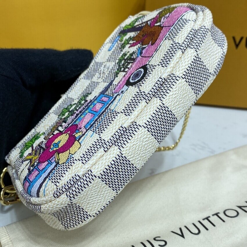 Louis Vuitton Damier Azur Mini Pochette AccessOires N60487-6