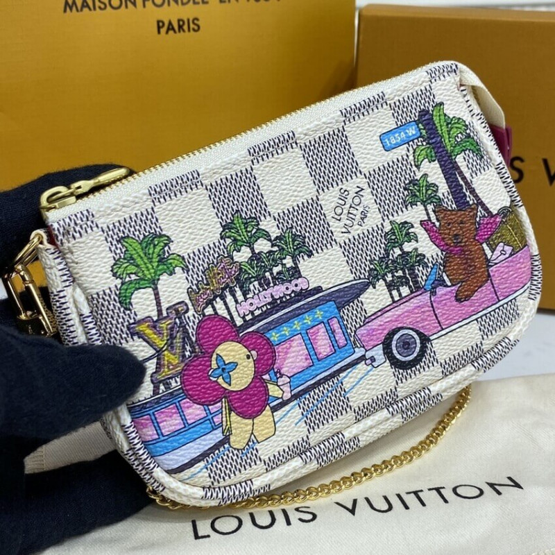 Louis Vuitton Damier Azur Mini Pochette AccessOires N60487-7