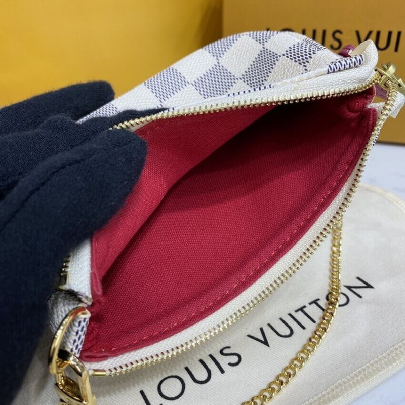 Louis Vuitton Damier Azur Mini Pochette AccessOires N60487-11