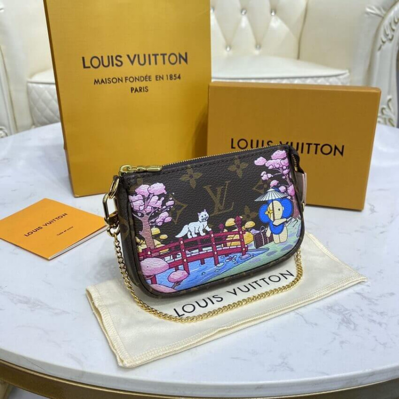 Louis Vuitton Monogram Canvas Mini Pochette AccessOires M45905-4