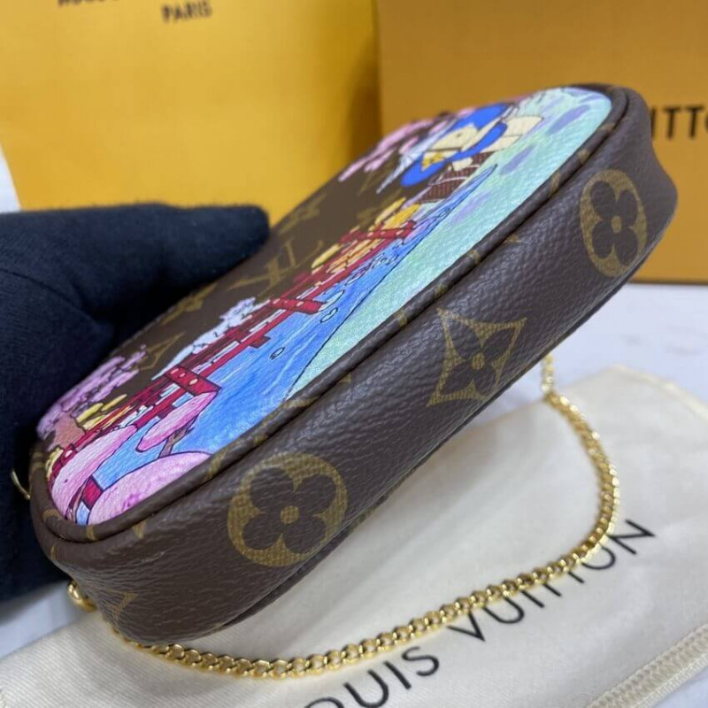 Louis Vuitton Monogram Canvas Mini Pochette AccessOires M45905-6