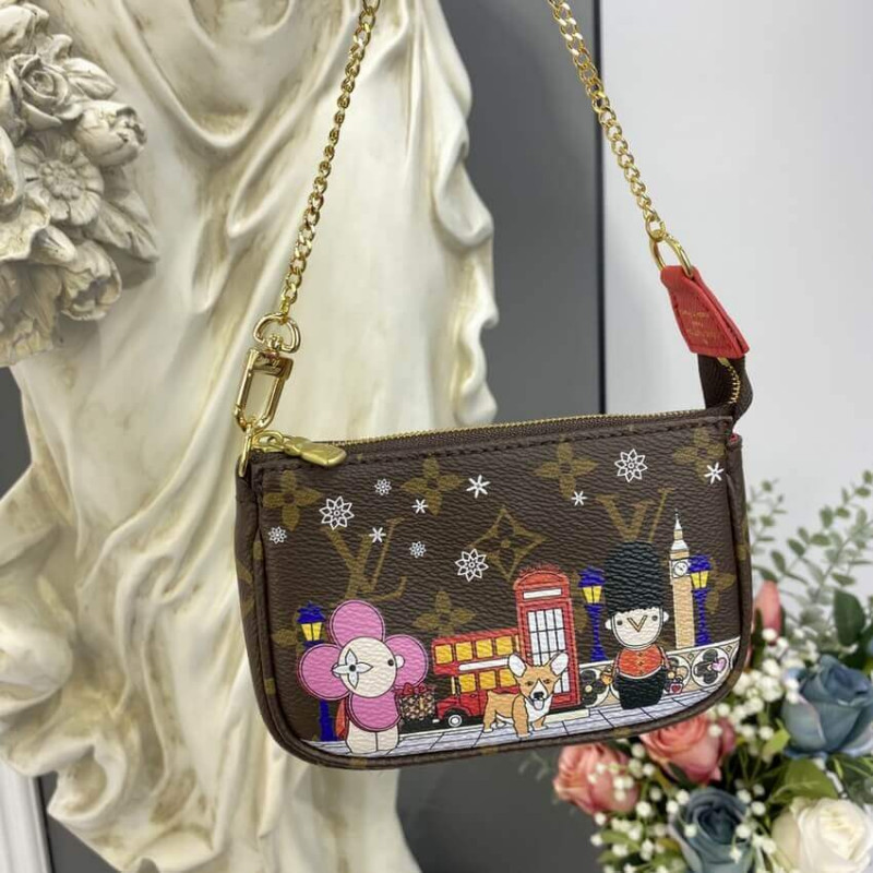 Louis Vuitton Monogram Canvas Mini Pochette AccessOires M80863-2