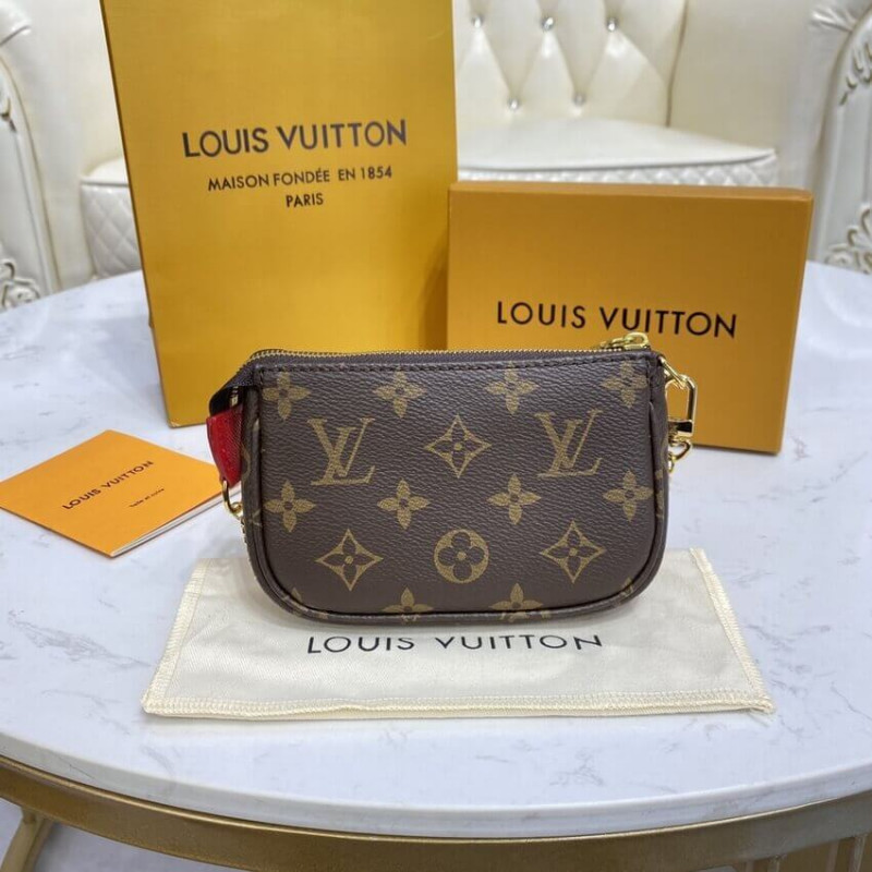 Louis Vuitton Monogram Canvas Mini Pochette AccessOires M80863-5