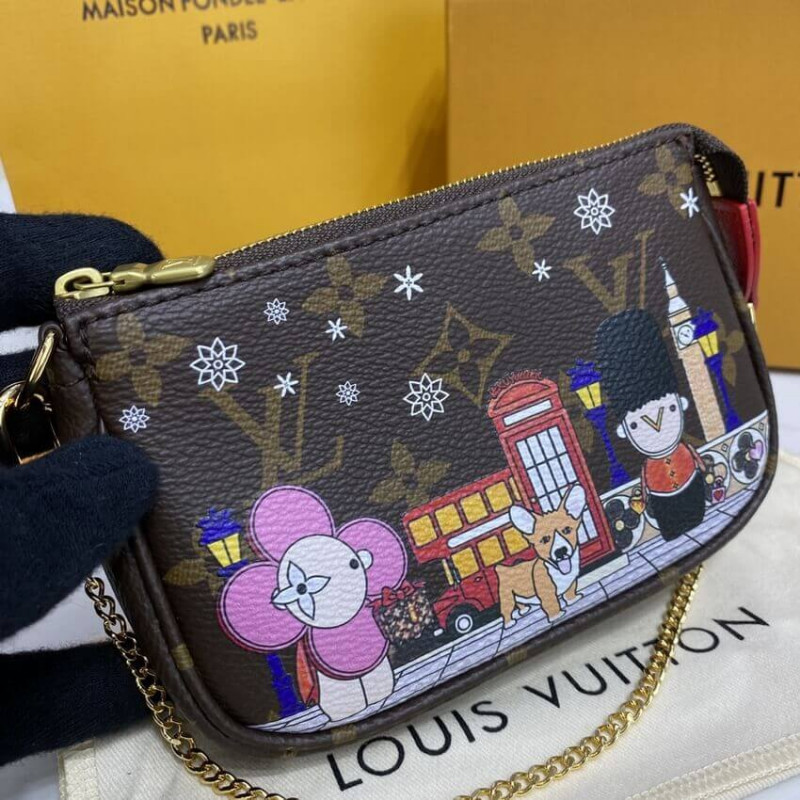 Louis Vuitton Monogram Canvas Mini Pochette AccessOires M80863-7