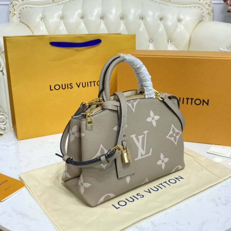 Louis Vuitton Bicolor Monogram Empreinte Leather Petit Palais M58914-5