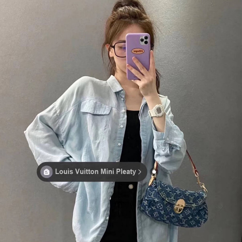 Louis Vuitton Monogram Denim Mini Plategy M95050-3
